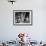Hindu Holy Man Sitting in His Home-James Burke-Framed Photographic Print displayed on a wall