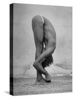 Hindu Man Practicing Yoga-Eliot Elisofon-Stretched Canvas