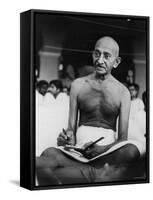 Hindu Nationalist Leader Mohandas Gandhi-null-Framed Stretched Canvas