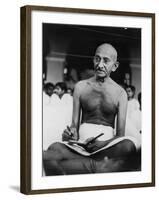 Hindu Nationalist Leader Mohandas Gandhi-null-Framed Premium Photographic Print