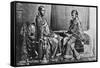Hindu Nautches Playing Cards, India, Early 20th Century-null-Framed Stretched Canvas