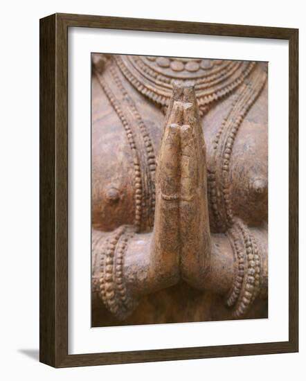 Hindu Sculpture, Bhubaneswar, Orissa, India-Keren Su-Framed Photographic Print