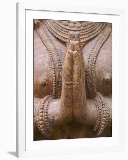 Hindu Sculpture, Bhubaneswar, Orissa, India-Keren Su-Framed Photographic Print