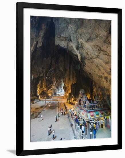 Hindu Shrine in Temple Cave at Batu Caves, Kuala Lumpur, Malaysia, Southeast Asia, Asia-Christian Kober-Framed Photographic Print