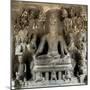 Hindu statue at the Ellora Caves, UNESCO World Heritage Site, Maharashtra, India, Asia-Alex Robinson-Mounted Photographic Print