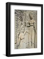 Hindu Statues on the Outer Wall of Angkor Wat, Siem Reap, Cambodia, Southeast Asia-Alex Robinson-Framed Photographic Print