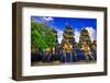 Hindu Temple at Batu Bolong, Bali, Indonesia-Greg Johnston-Framed Photographic Print