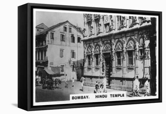 Hindu Temple, Bombay, India, C1925-null-Framed Stretched Canvas