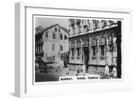 Hindu Temple, Bombay, India, C1925-null-Framed Giclee Print