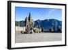 Hindu Temple Complex, Mount Bromo, Bromo Tengger Semeru National Park, Java, Indonesia-Michael Runkel-Framed Photographic Print