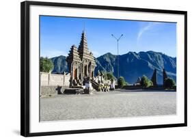 Hindu Temple Complex, Mount Bromo, Bromo Tengger Semeru National Park, Java, Indonesia-Michael Runkel-Framed Photographic Print