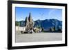 Hindu Temple Complex, Mount Bromo, Bromo Tengger Semeru National Park, Java, Indonesia-Michael Runkel-Framed Photographic Print