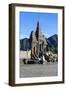 Hindu Temple Complex, Mount Bromo, Bromo Tengger Semeru National Park, Java, Indonesia-Michael Runkel-Framed Photographic Print