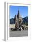 Hindu Temple Complex, Mount Bromo, Bromo Tengger Semeru National Park, Java, Indonesia-Michael Runkel-Framed Photographic Print