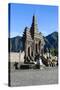 Hindu Temple Complex, Mount Bromo, Bromo Tengger Semeru National Park, Java, Indonesia-Michael Runkel-Stretched Canvas