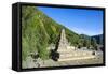 Hindu Temple Complex, Mount Bromo, Bromo Tengger Semeru National Park, Java, Indonesia-Michael Runkel-Framed Stretched Canvas