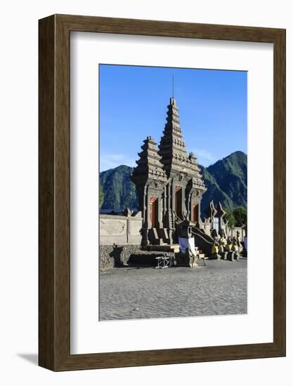 Hindu Temple Complex, Mount Bromo, Bromo Tengger Semeru National Park, Java, Indonesia-Michael Runkel-Framed Photographic Print