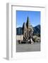 Hindu Temple Complex, Mount Bromo, Bromo Tengger Semeru National Park, Java, Indonesia-Michael Runkel-Framed Photographic Print