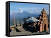 Hindu Temple Door near Gunung Batur in northern Bali, Indonesia-Paul Souders-Framed Stretched Canvas