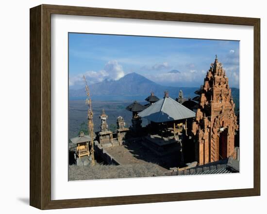 Hindu Temple Door near Gunung Batur in northern Bali, Indonesia-Paul Souders-Framed Premium Photographic Print