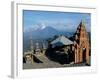 Hindu Temple Door near Gunung Batur in northern Bali, Indonesia-Paul Souders-Framed Photographic Print