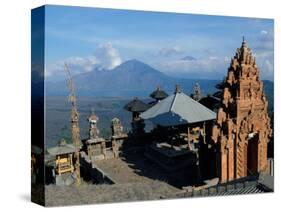 Hindu Temple Door near Gunung Batur in northern Bali, Indonesia-Paul Souders-Stretched Canvas