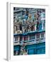 Hindu Temple Exterior, Colombo, Sri Lanka, Asia-Kim Walker-Framed Photographic Print