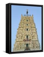 Hindu Temple in Pushkar, Rajasthan, India-Keren Su-Framed Stretched Canvas