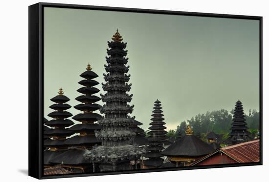 Hindu Temple Pura Besakih-dabldy-Framed Stretched Canvas