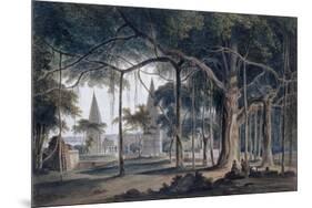 Hindu Temples at Agori, Uttar Pradesh-Thomas & William Daniell-Mounted Premium Giclee Print