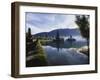 Hindu Temples at Lake Bratan, Pura Ulu Danau, Bali-Alain Evrard-Framed Photographic Print