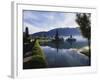 Hindu Temples at Lake Bratan, Pura Ulu Danau, Bali-Alain Evrard-Framed Photographic Print