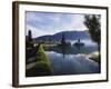 Hindu Temples at Lake Bratan, Pura Ulu Danau, Bali-Alain Evrard-Framed Photographic Print