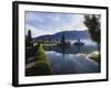 Hindu Temples at Lake Bratan, Pura Ulu Danau, Bali-Alain Evrard-Framed Photographic Print