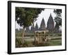 Hindu Temples at Prambanan, Unesco World Heritage Site, Island of Java, Indonesia-Charles Bowman-Framed Photographic Print