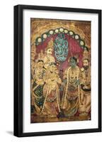 Hindu Wedding Ceremony-null-Framed Giclee Print