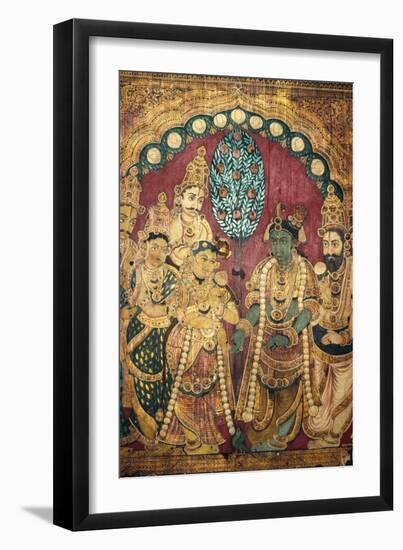 Hindu Wedding Ceremony-null-Framed Giclee Print