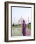 Hindu Woman at Taj Mahal, Agra, India-Bill Bachmann-Framed Photographic Print