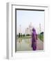 Hindu Woman at Taj Mahal, Agra, India-Bill Bachmann-Framed Photographic Print