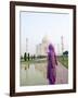 Hindu Woman at Taj Mahal, Agra, India-Bill Bachmann-Framed Photographic Print