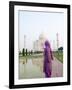 Hindu Woman at Taj Mahal, Agra, India-Bill Bachmann-Framed Photographic Print