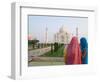 Hindu Woman at Taj Mahal, Agra, India-Bill Bachmann-Framed Photographic Print