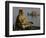 Hindu Woman Meditating Beside the River Ganges, Varanasi (Benares), Uttar Pradesh State, India-John Henry Claude Wilson-Framed Photographic Print