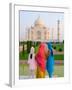 Hindu Women with Veils in the Taj Mahal, Agra, India-Bill Bachmann-Framed Photographic Print