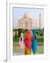 Hindu Women with Veils in the Taj Mahal, Agra, India-Bill Bachmann-Framed Photographic Print