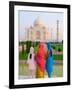 Hindu Women with Veils in the Taj Mahal, Agra, India-Bill Bachmann-Framed Photographic Print