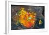 Hinduism: Pigments (Red Kumkum, Yellow Turmeric/Saffron Powder) and Scattered Flower Petal?-null-Framed Photographic Print