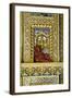 Hinduism: Small Reclining Ganesha (Elephant-Headed Deity) Statue on Ornate Gilded and Mirrored Wall-null-Framed Photographic Print