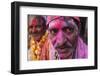 Hindus celebrating Holi festival, Dauji, Uttar Pradesh, India-Godong-Framed Photographic Print