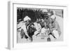 Hindus Gambling, India, 1916-1917-null-Framed Giclee Print